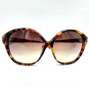Linda Farrow Tortoiseshell Gradient Oversized Sunglasses